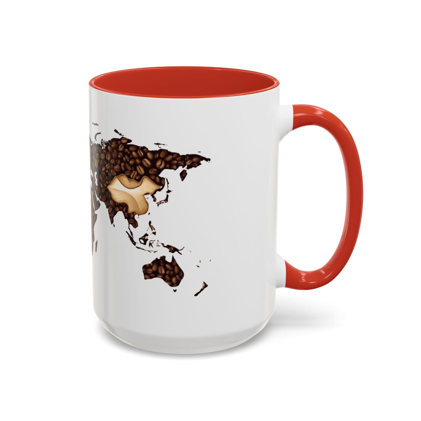 CHILL-World Map Accent Coffee Mug