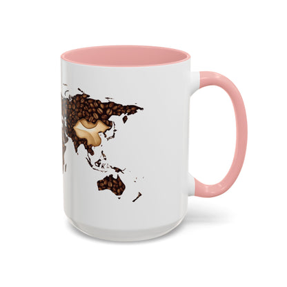 CHILL-World Map Accent Coffee Mug