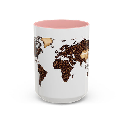 CHILL-World Map Accent Coffee Mug