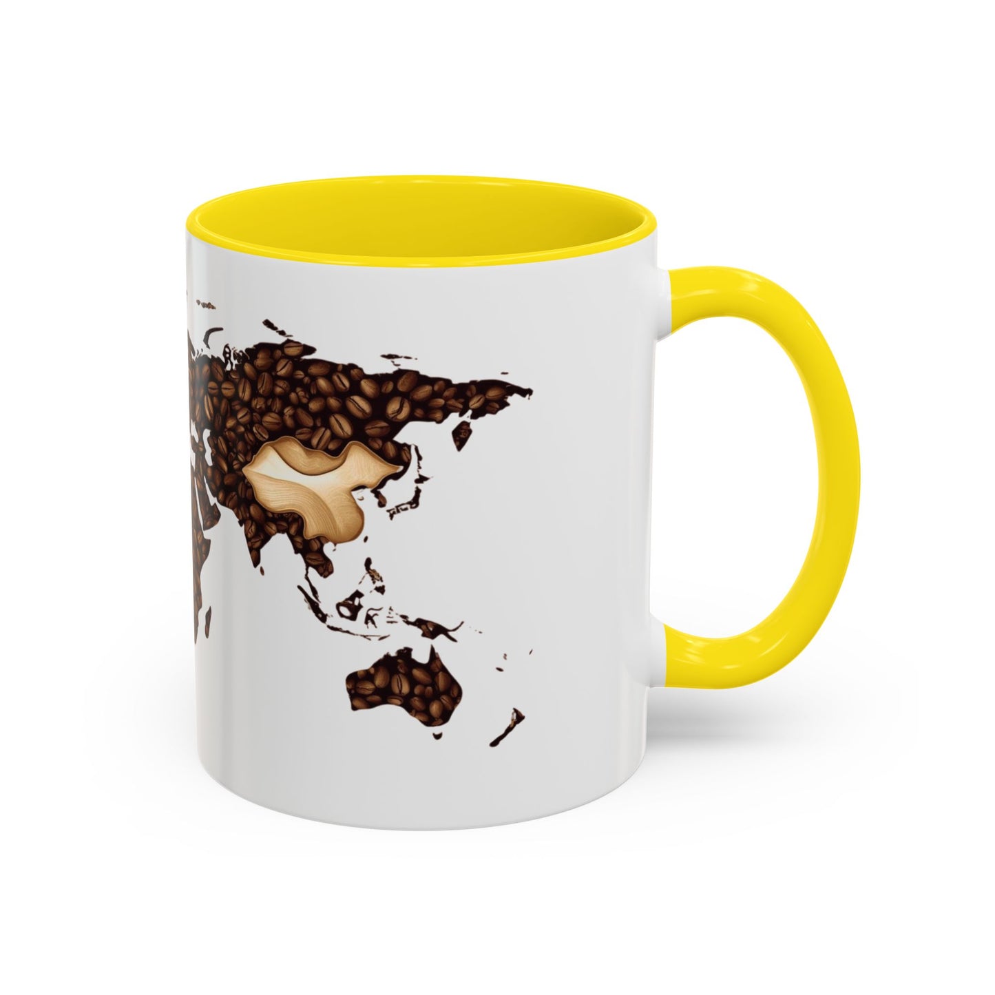 CHILL-World Map Accent Coffee Mug