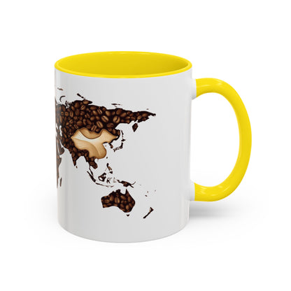 CHILL-World Map Accent Coffee Mug