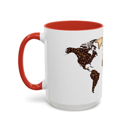 CHILL-World Map Accent Coffee Mug