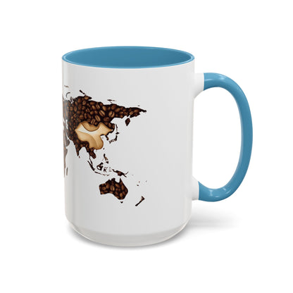 CHILL-World Map Accent Coffee Mug