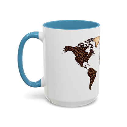 CHILL-World Map Accent Coffee Mug