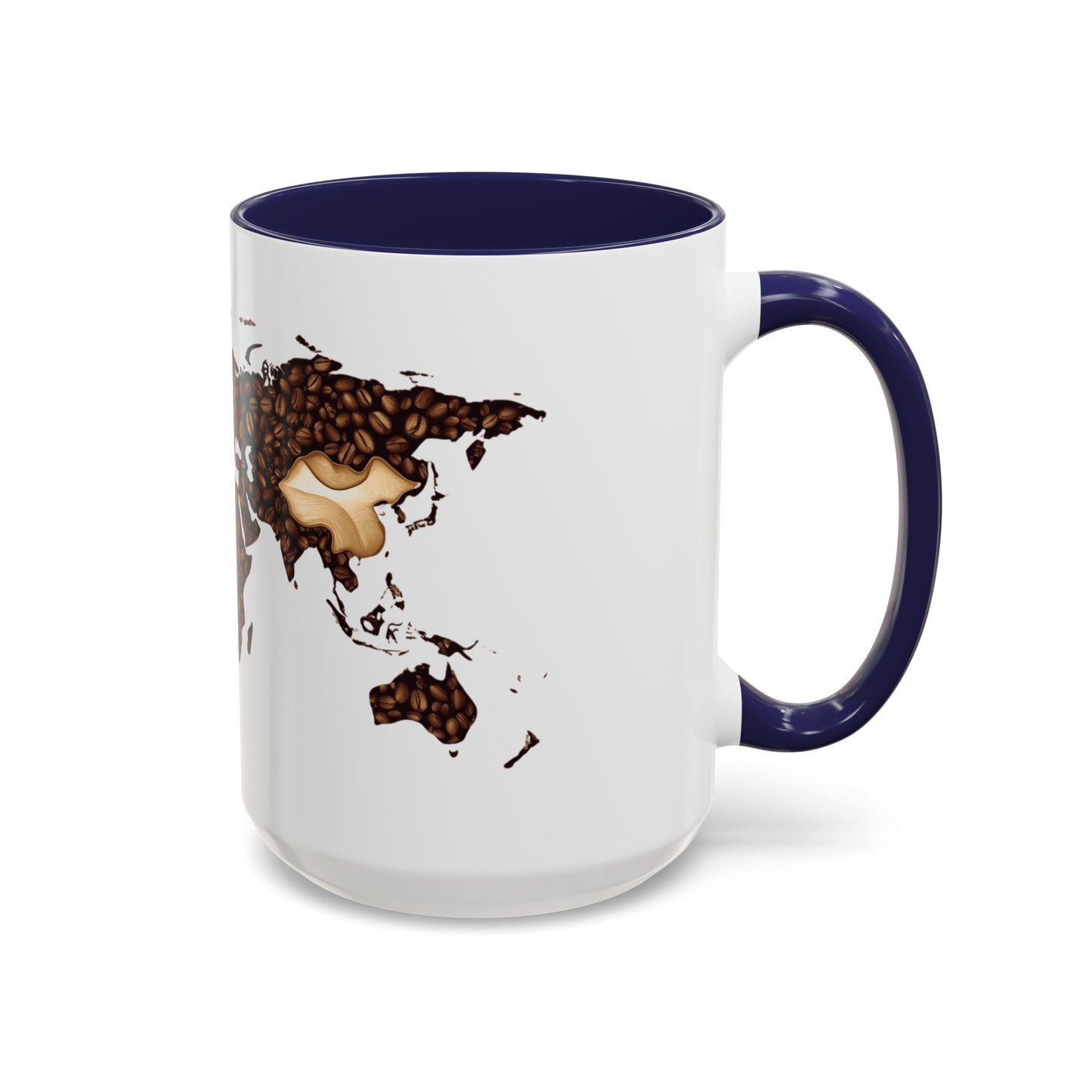 CHILL-World Map Accent Coffee Mug