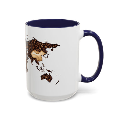 CHILL-World Map Accent Coffee Mug