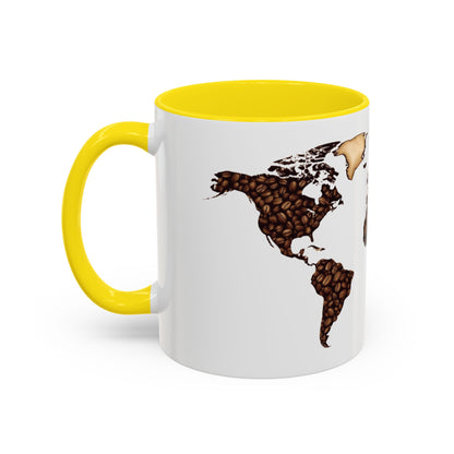 CHILL-World Map Accent Coffee Mug