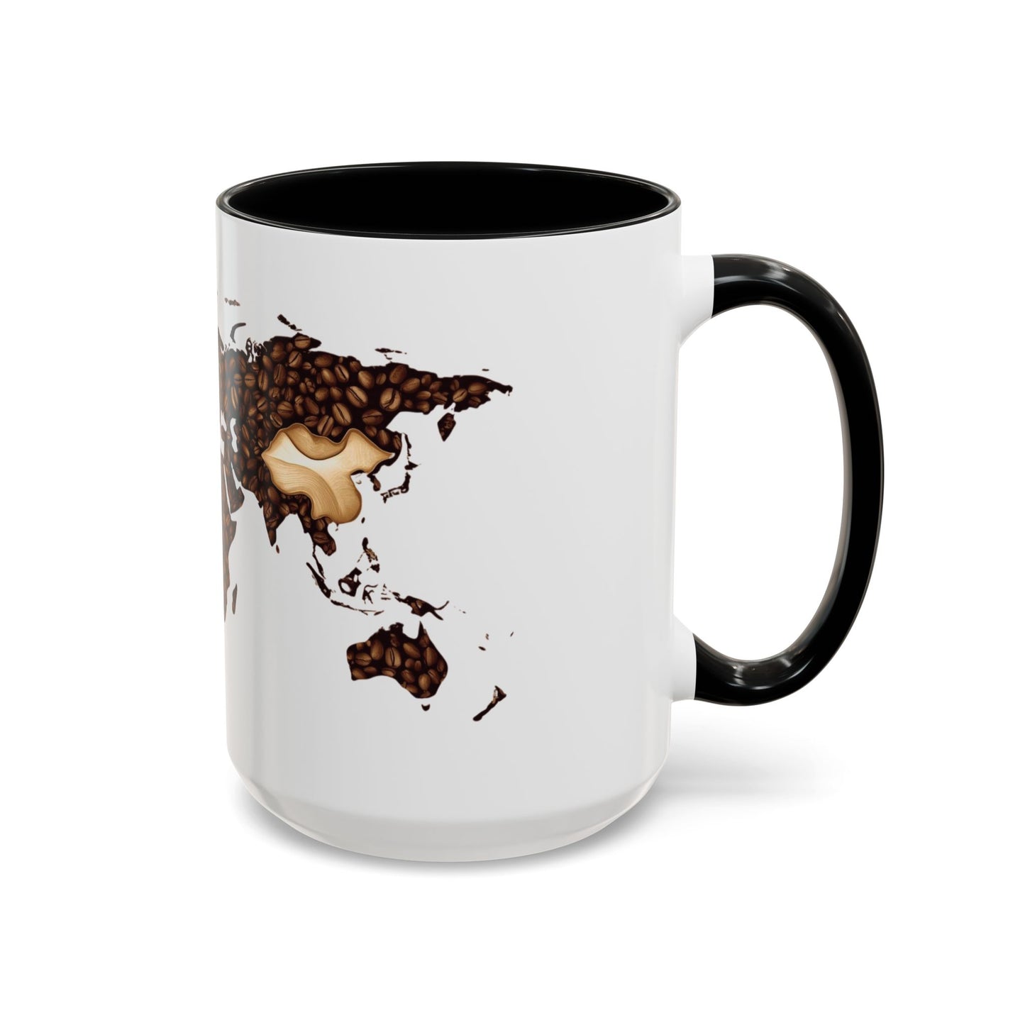 CHILL-World Map Accent Coffee Mug