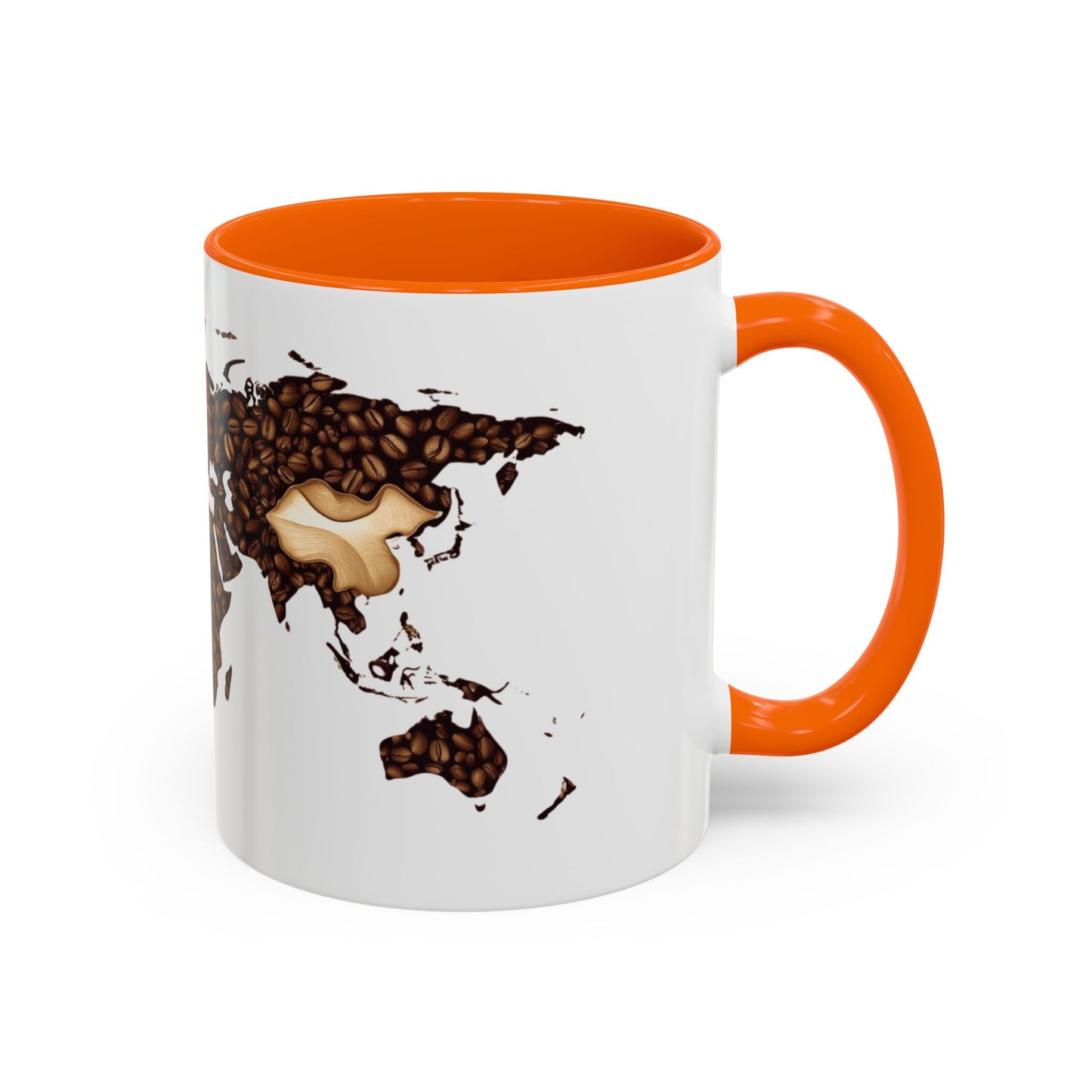 CHILL-World Map Accent Coffee Mug