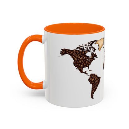 CHILL-World Map Accent Coffee Mug